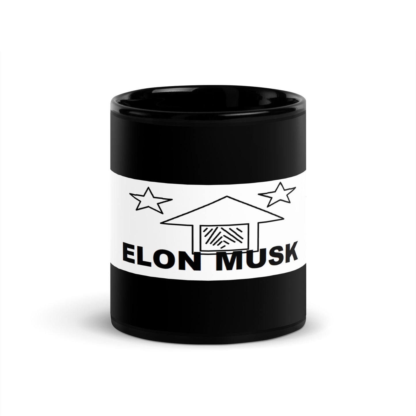 Elon Musk Blackfan Glossy Mug