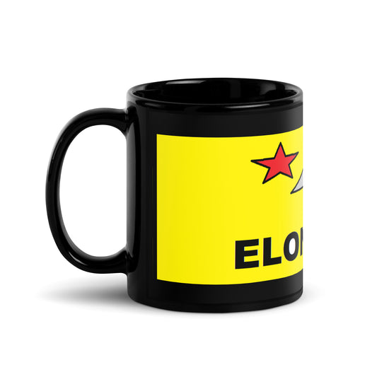 EBlack Glossy Mug