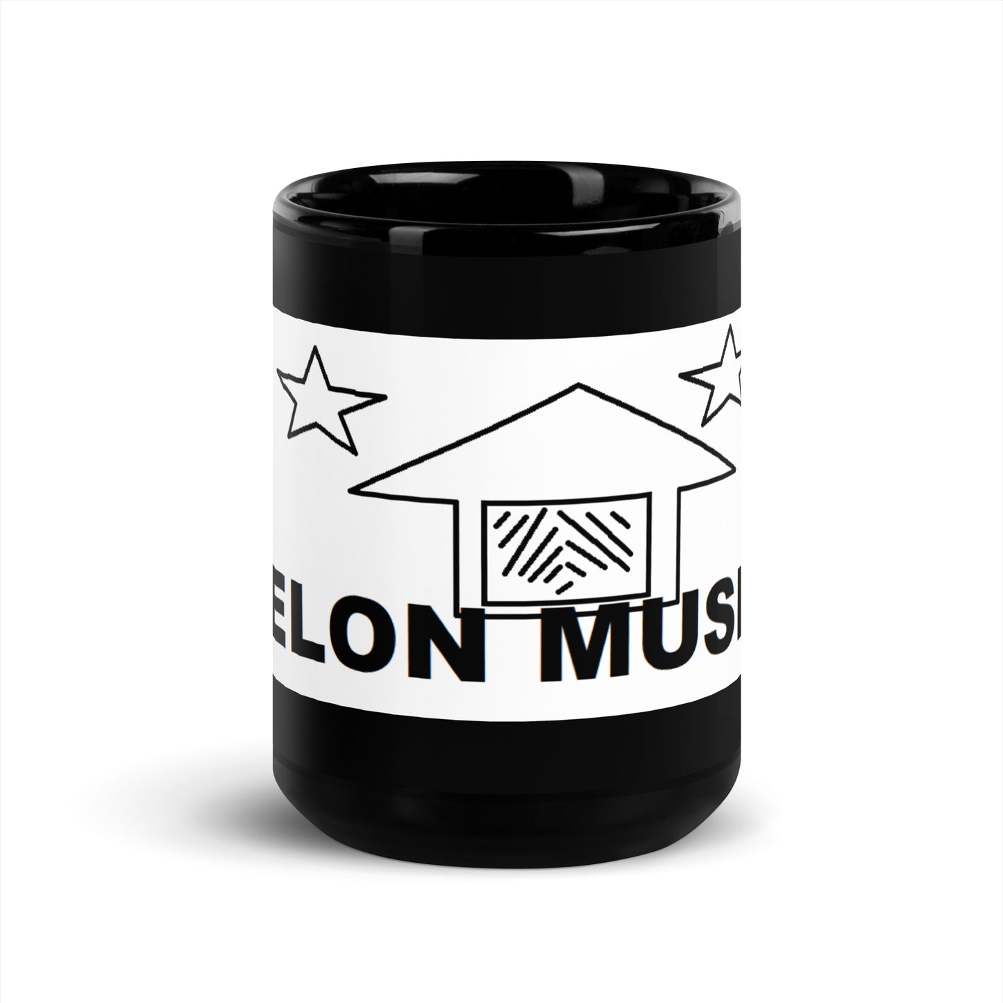 Elon Musk Blackfan Glossy Mug