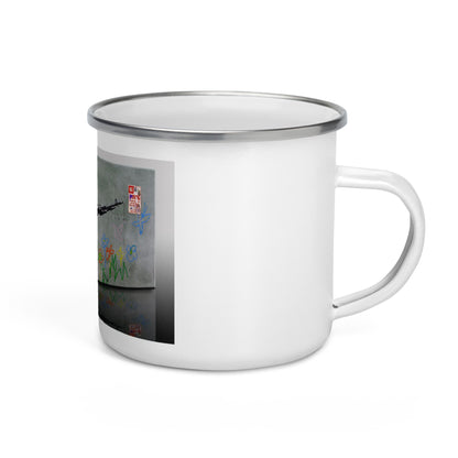 Banksy Mug with Color Inside