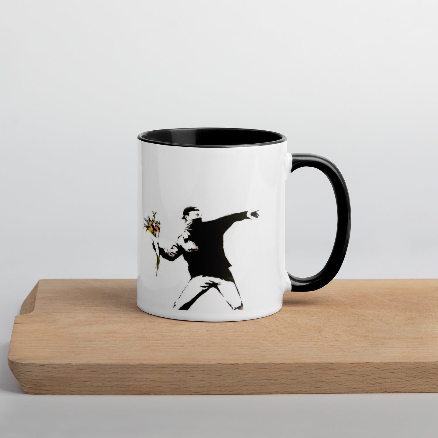 Banksy  Mug with Color Inside