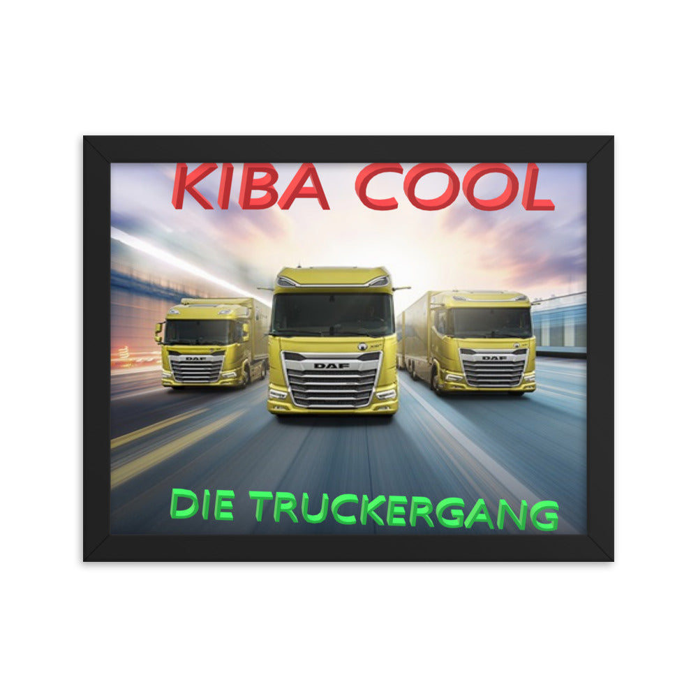 truckergang Framed poster