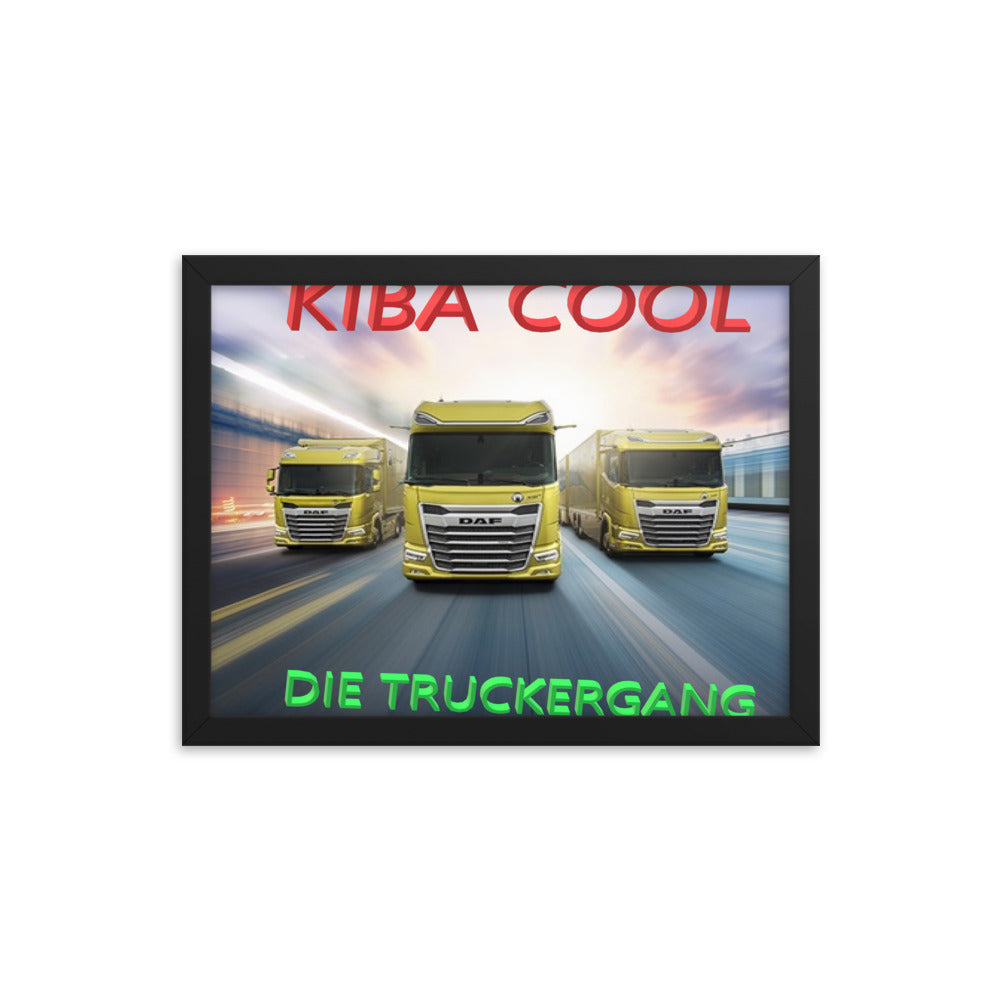 truckergang Framed poster