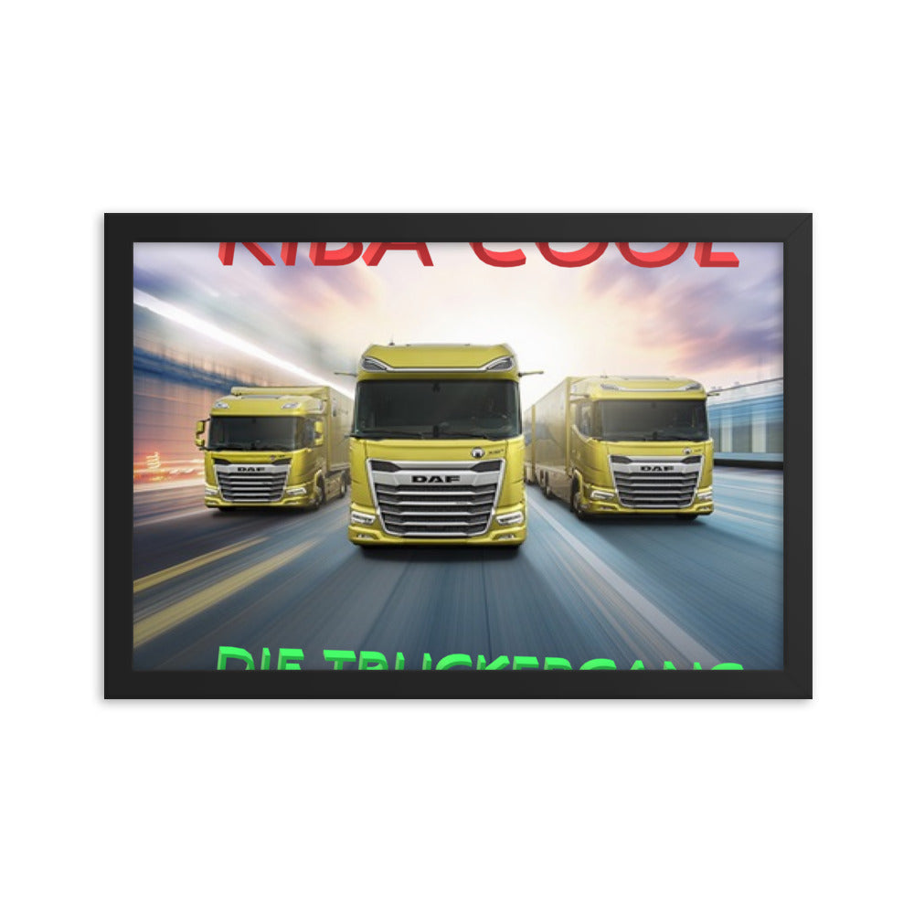 truckergang Framed poster