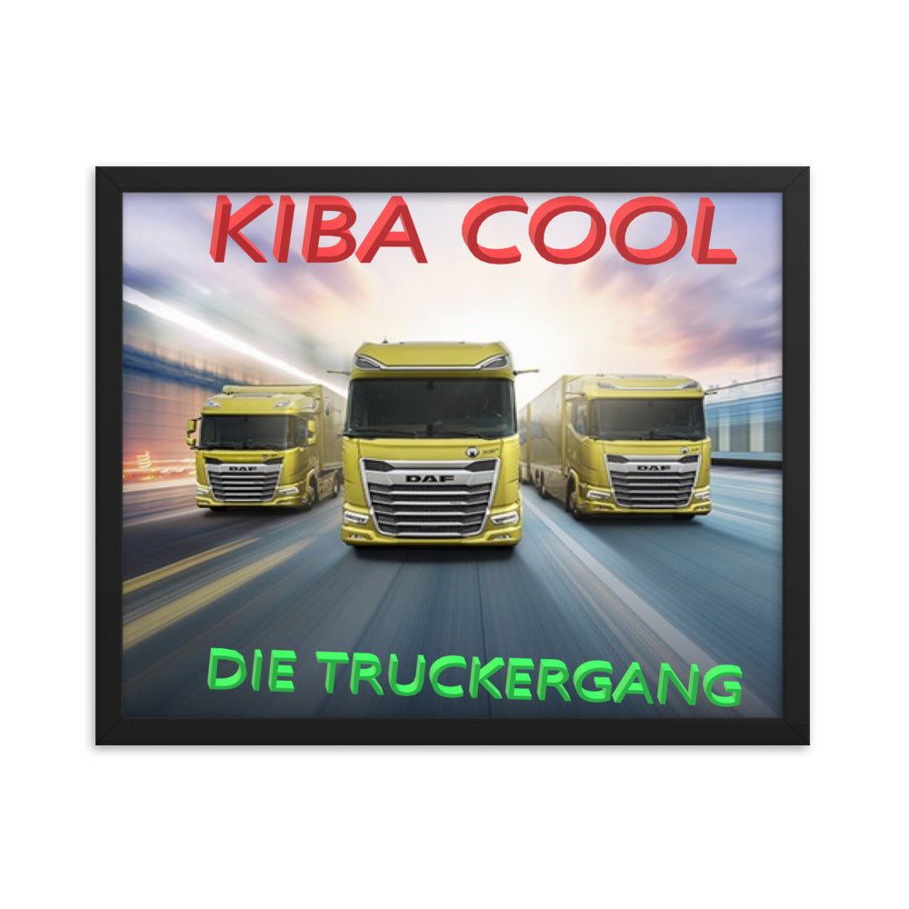 truckergang Framed poster