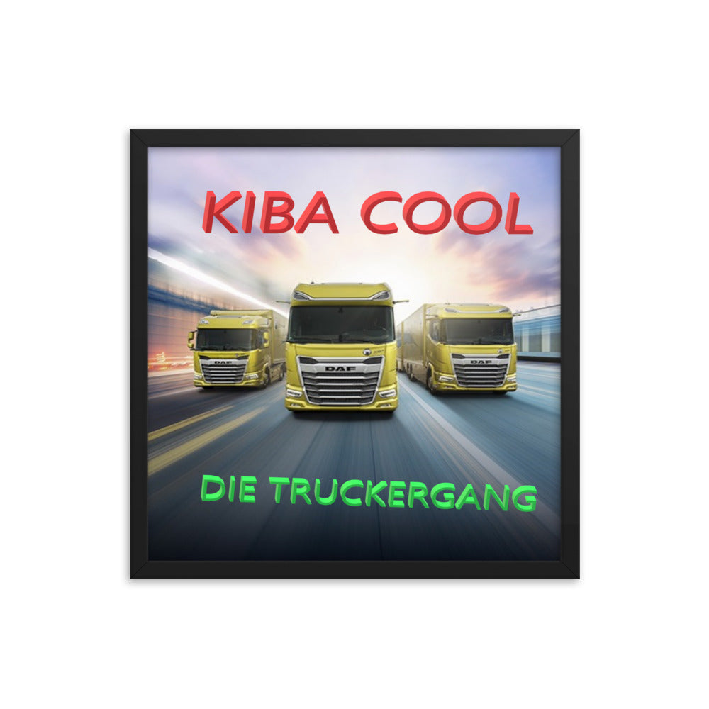 truckergang Framed poster