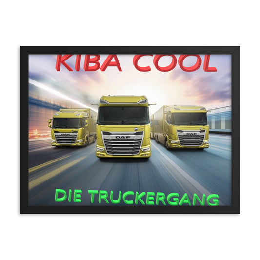 truckergang Framed poster