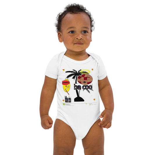 Organic cotton baby bodysuit