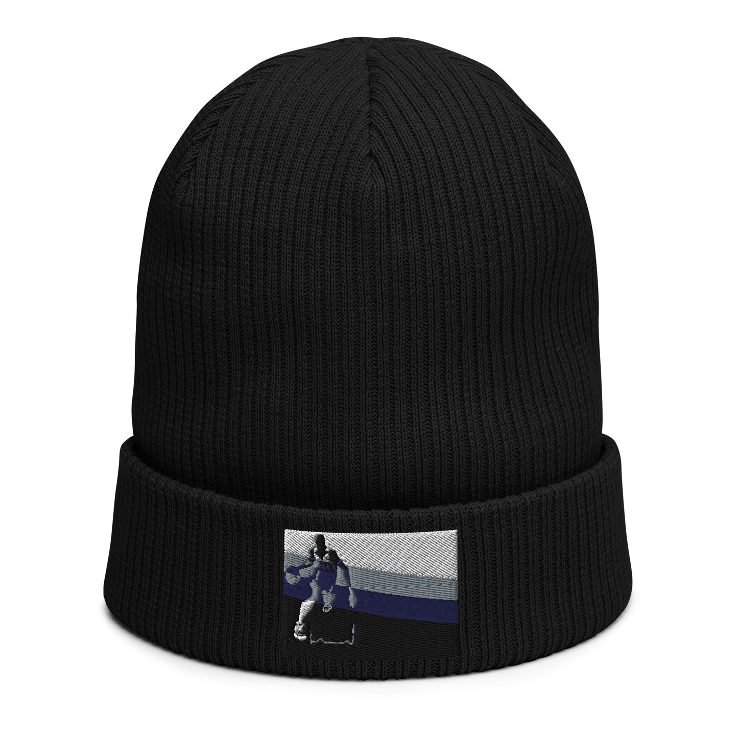 Organic ribbed beanie