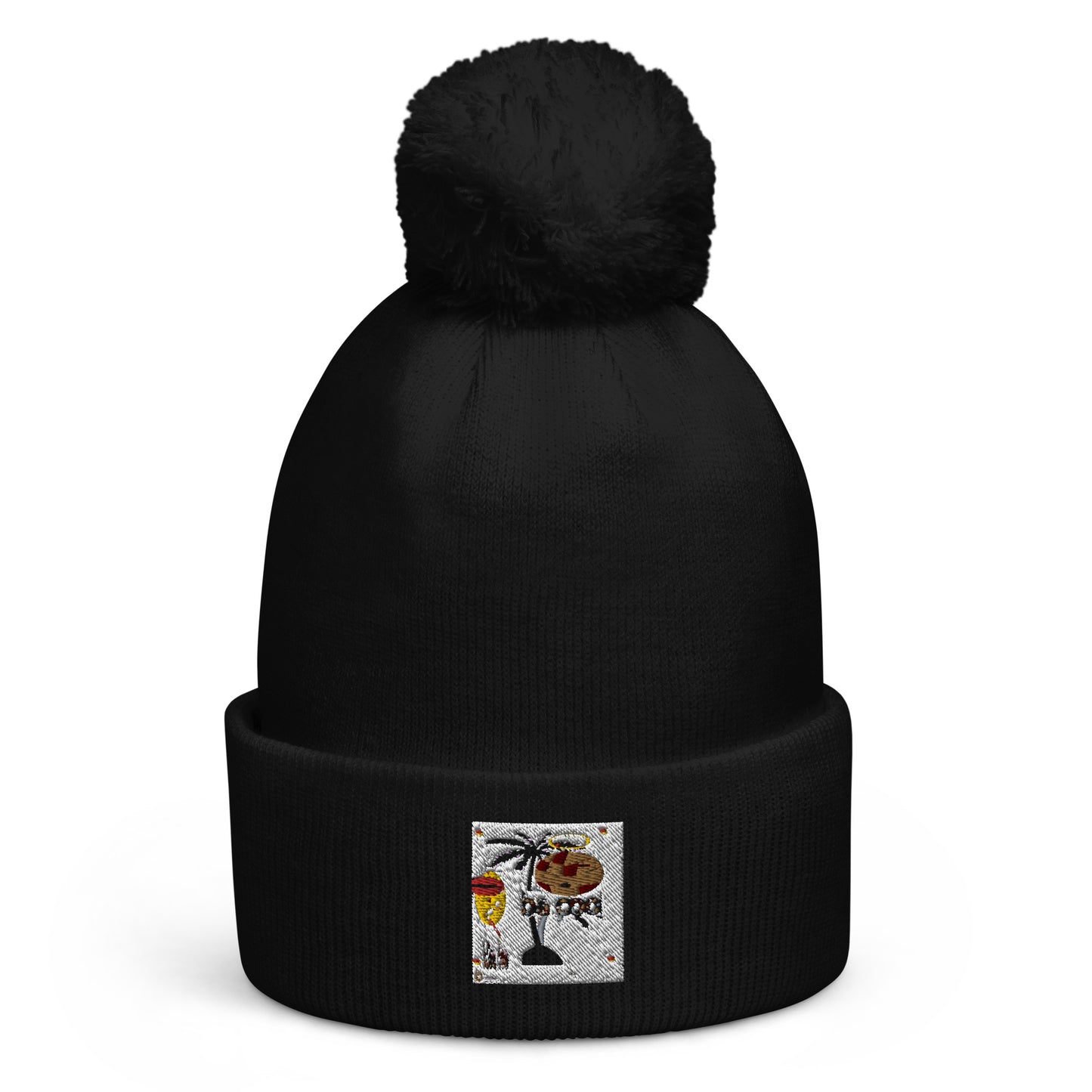 Pom pom beanie