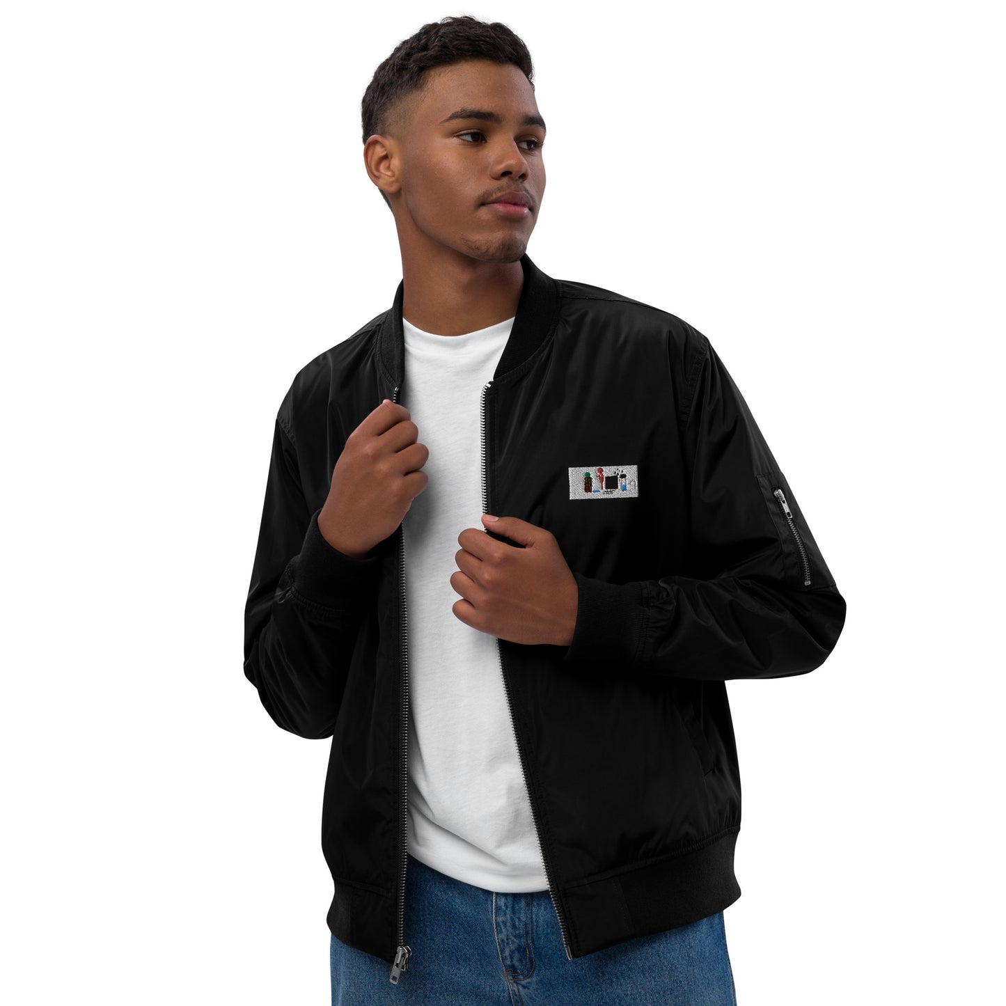 Premium recycled bomber jacket