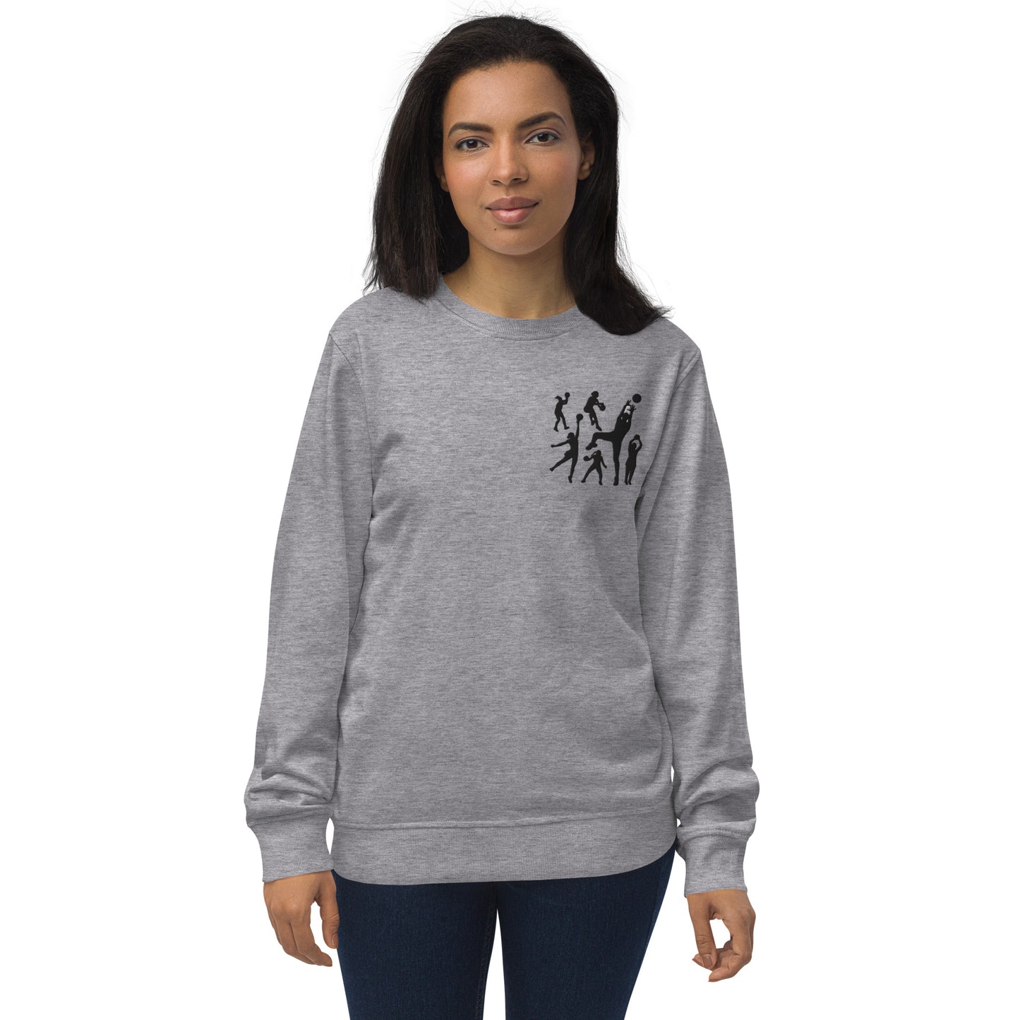 Unisex organic basketnall sweatshirt sweatshirt