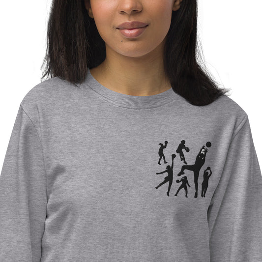 Unisex organic basketnall sweatshirt sweatshirt