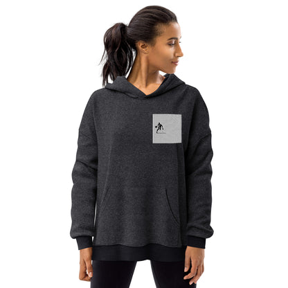 Unisex sueded fleece hoodie