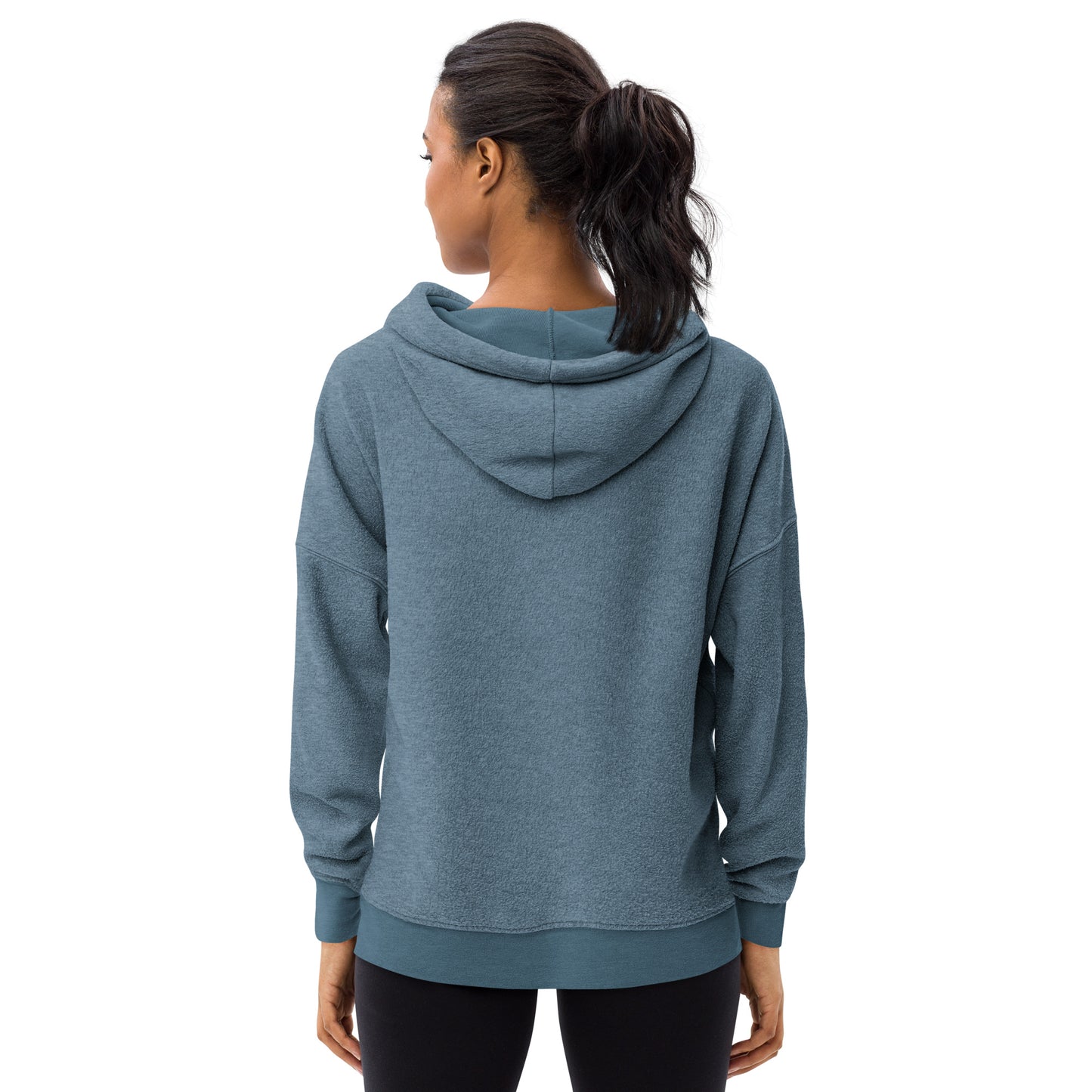 Unisex sueded fleece hoodie