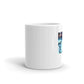 White glossy mug