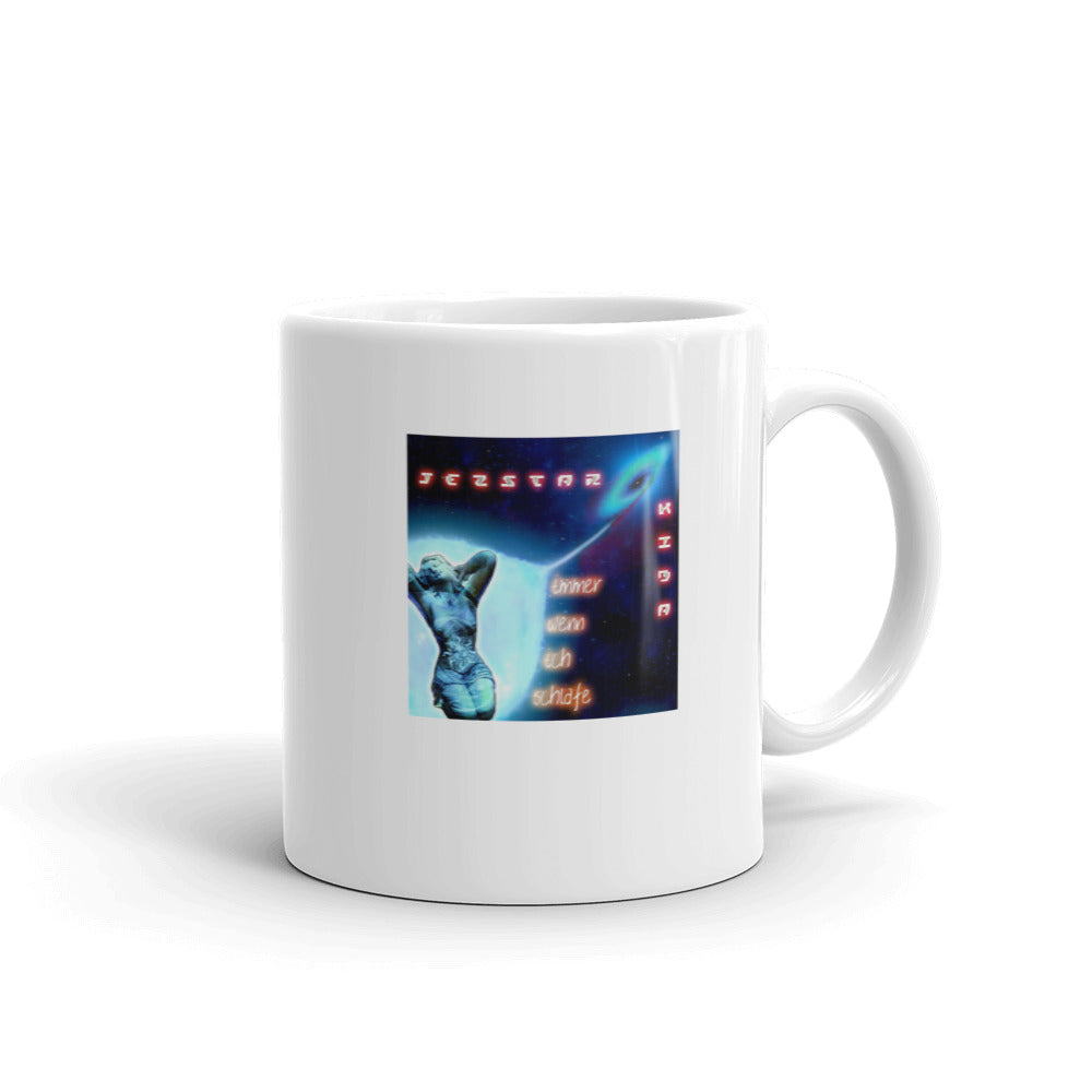 White glossy mug